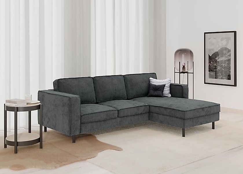 TRENDMANUFAKTUR Ecksofa »Watkins, Couch wahlweise mit Schlaffunktion & Bett günstig online kaufen