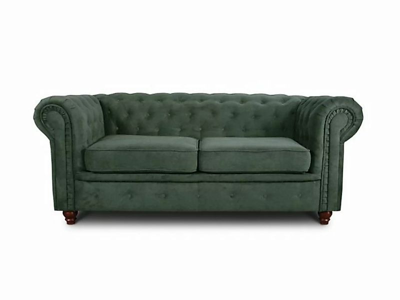 Sofnet Sofa Asti 2, Chesterfield Sofa 2-er, Sofagarnitur, Glamour Couch günstig online kaufen