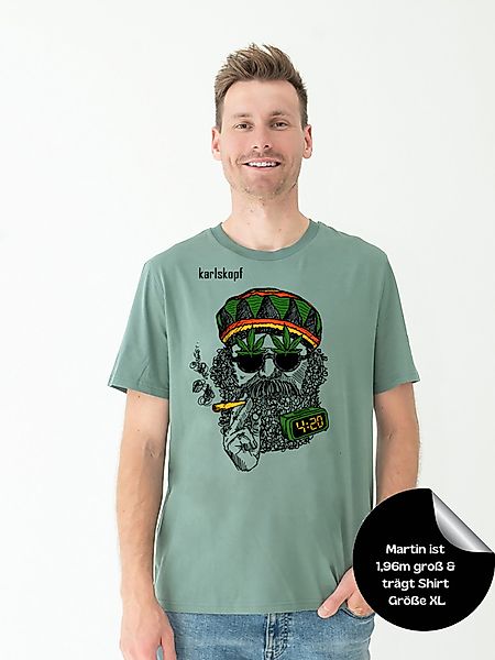 karlskopf Print-Shirt Rundhalsshirt Basic BUBATZ günstig online kaufen