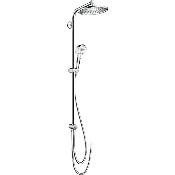 hansgrohe Duschsystem Crometta S 240 Regendusche ohne Armatur Chrom/Weiß günstig online kaufen