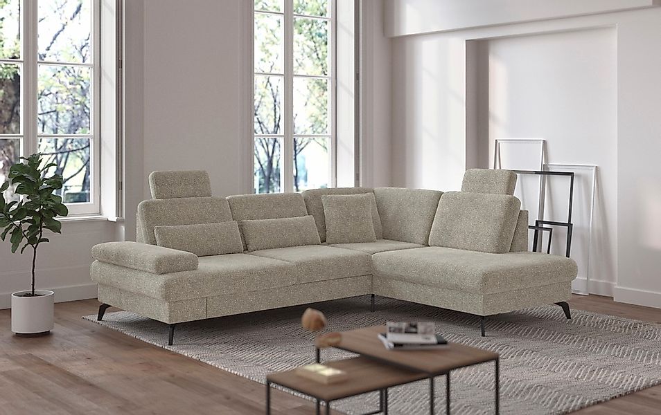 sit&more Ecksofa »Morris L-Form, inkl. Sitztiefenverstellung«, wahlweise mi günstig online kaufen