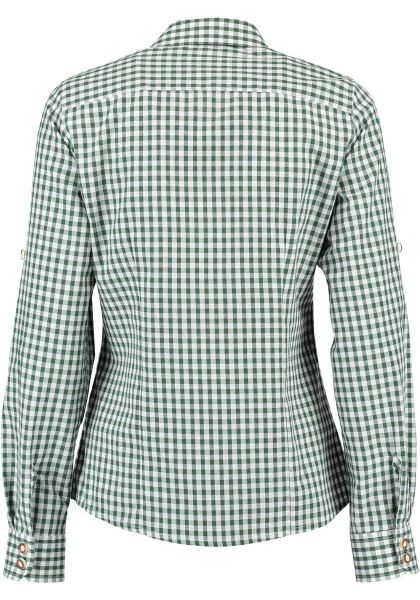 OS Trachten Trachtenbluse Qorru Taillierte Langarmbluse günstig online kaufen