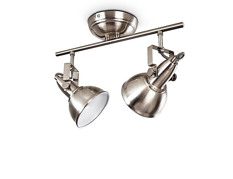 hofstein Deckenleuchte »Arazane« Deckenlampe aus Metall in Nickel-matt/Weiß günstig online kaufen