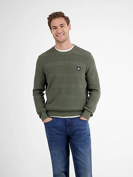 LERROS Strickpullover "Strickpullover für Herren, tonal gestreift" günstig online kaufen