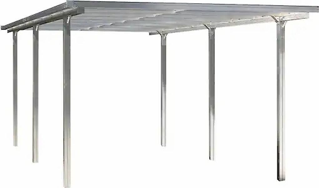 Beckmann Einzelcarport »CPTW«, Aluminium, 270 cm, Reinweiß günstig online kaufen