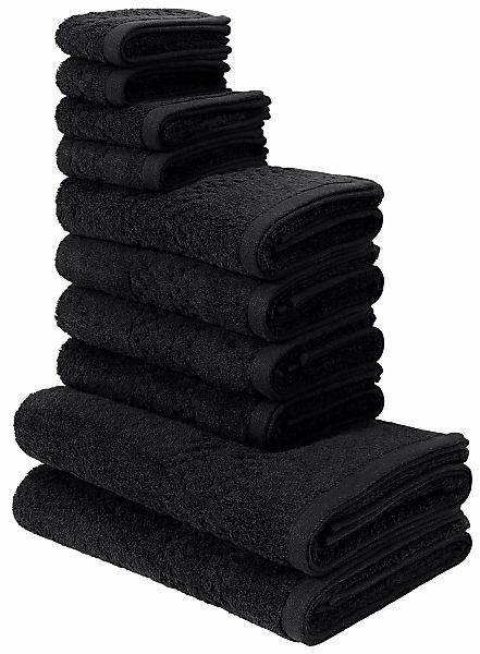 my home Handtuch Set "Regona, als 10 tlg Set und Serie, Premium Handtücher, günstig online kaufen