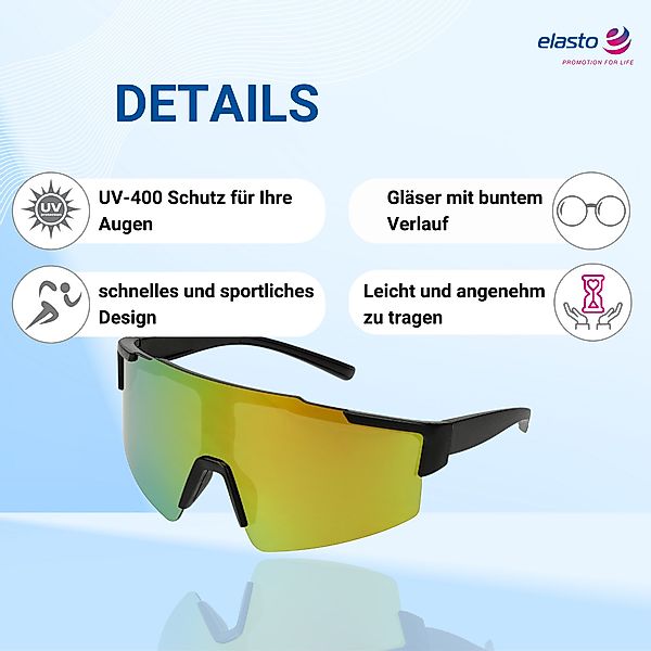 elasto Sonnenbrille Schnelle Brille mit verspiegelten günstig online kaufen