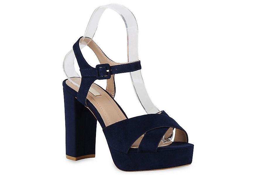 VAN HILL 826159 Plateausandaletten Damen Plateau Sandaletten Blockabsatz Pa günstig online kaufen