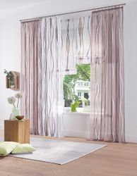 my home Gardine "Dimona" Kräuselband 2 Stk. tlg. 2er-Set, Bestseller, Polye günstig online kaufen