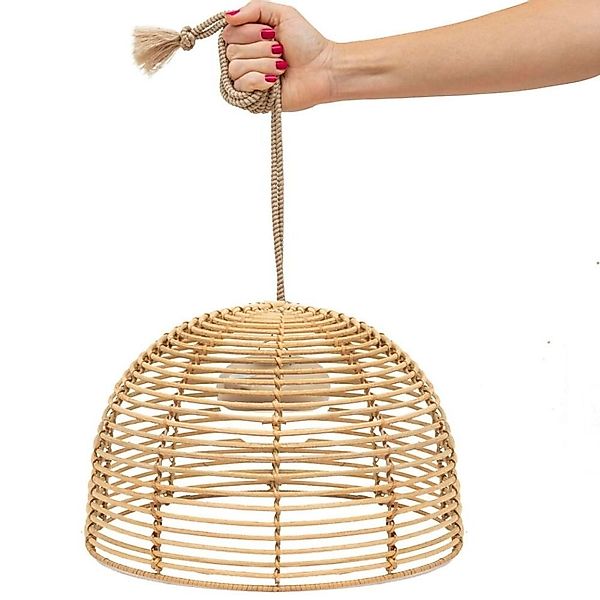 LED Akku Pendelleuchte Bossa 20 in Natur-hell 9W 900lm IP54 günstig online kaufen