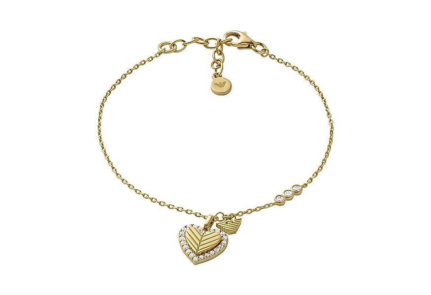 Emporio Armani Armband Schmuck Geschenk Silber 925 Armschmuck Herz (1-tlg), günstig online kaufen
