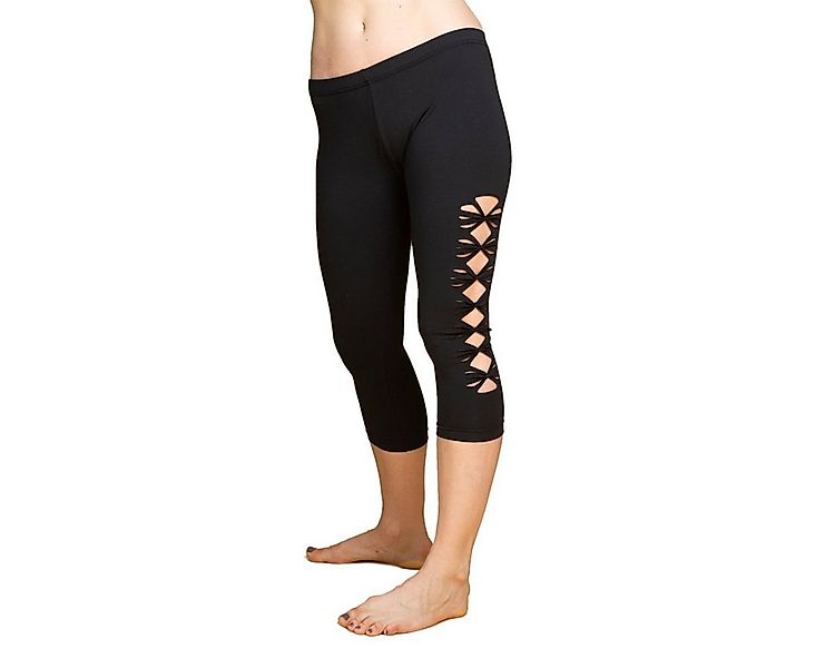 PANASIAM 3/4-Leggings Goa 3/4 Leggings ‘Wati‘ mit raffiniertem Cut out aus günstig online kaufen
