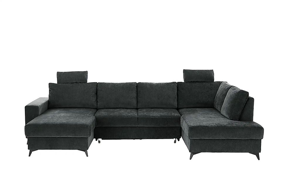 uno Wohnlandschaft mit Schlaffunktion Salamanca ¦ grau ¦ Maße (cm): B: 328 günstig online kaufen