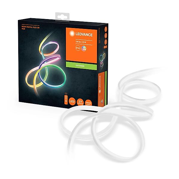 Ledvance LED-Strip Neon Digitalflex mit Fernbedienung 15 W 120,m RGB 300 cm günstig online kaufen