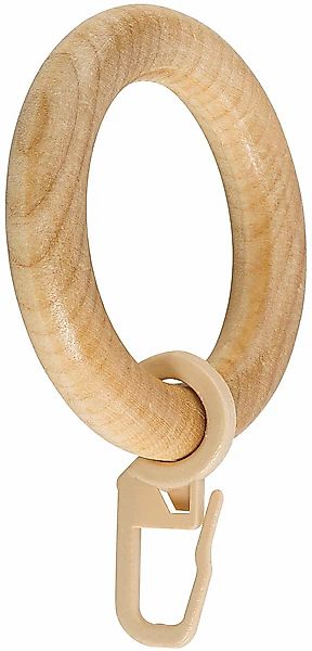 GARESA Gardinenring »Holzring mit Haken«, (20 St.), für Durchmesser bis 28m günstig online kaufen
