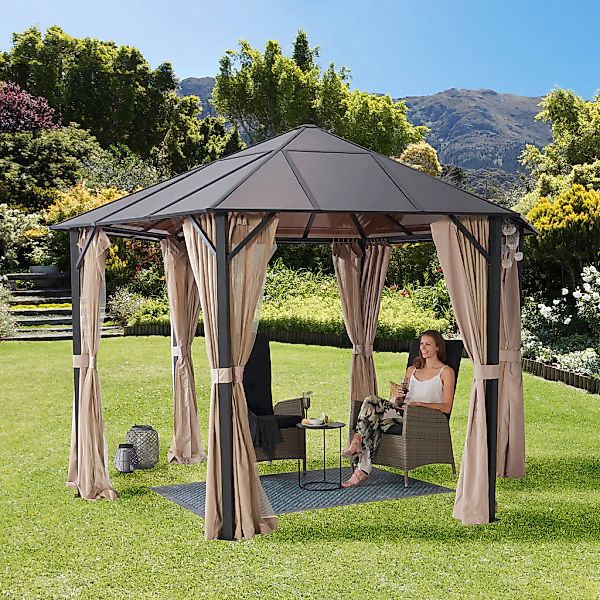 KONIFERA Pavillonseitenteil "Costa Brava", beige günstig online kaufen