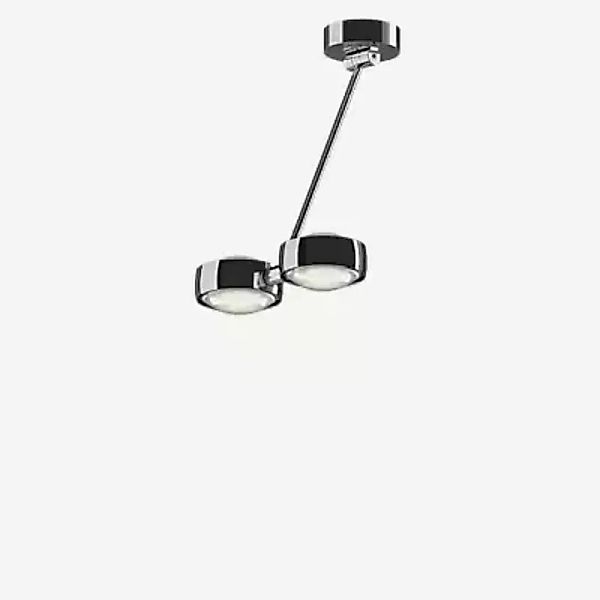 Occhio Sento Soffitto Doppio 40 Up D Deckenleuchte LED 2-flammig, Kopf chro günstig online kaufen