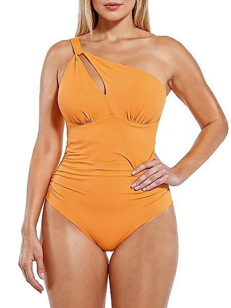 cfab (creamy fabrics) Badeanzug Cut out Shaping - Badeanzug-Neon Orange-2XL günstig online kaufen