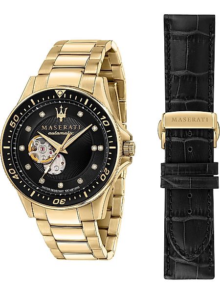 MASERATI Quarzuhr Maserati Herren-Uhren Analog Automatik günstig online kaufen