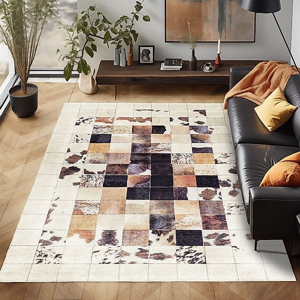 Carpettex Designteppich Patchwork Design, Läufer, Höhe: günstig online kaufen