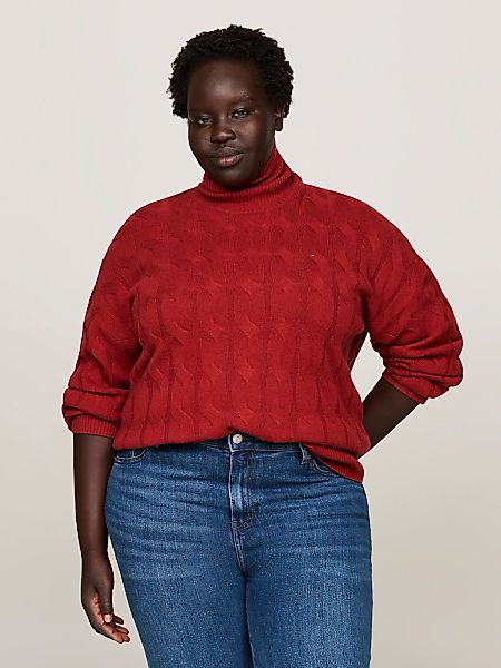 Tommy Hilfiger Curve Rollkragenpullover "CRV SOFT WOOL C Sweater" in Großen günstig online kaufen