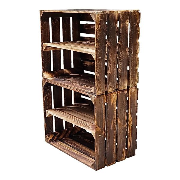 Teramico Holzkiste Holzkisten mit Regalfach Lang günstig online kaufen