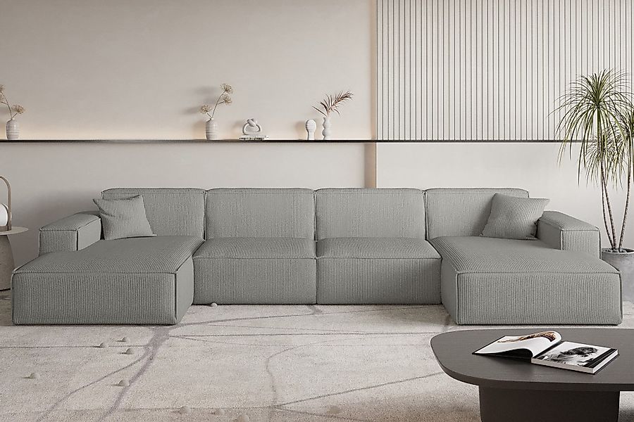 Fun Möbel Wohnlandschaft Sofa U-Form CELES günstig online kaufen