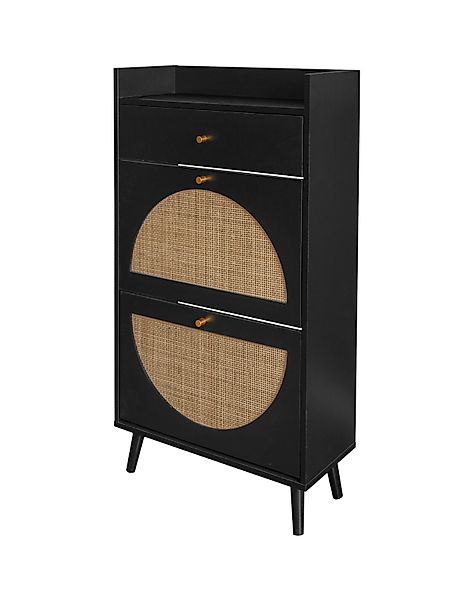 REDOM Schuhschrank Schuhschrank mit Engineered Rattan-Türen günstig online kaufen