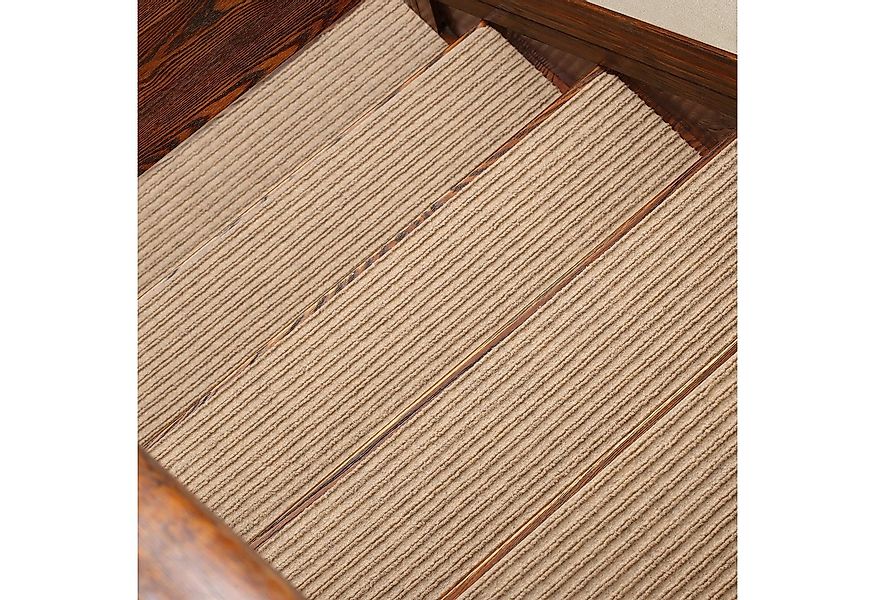 relaxdays Stufenmatte Rechteckige Stufenmatten 16er Set 65x20, Höhe: 7.5 mm günstig online kaufen