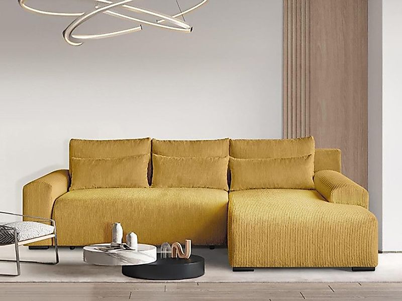Beautysofa Ecksofa Benny, mit Schlaffunktion, Bettkasten, günstig online kaufen