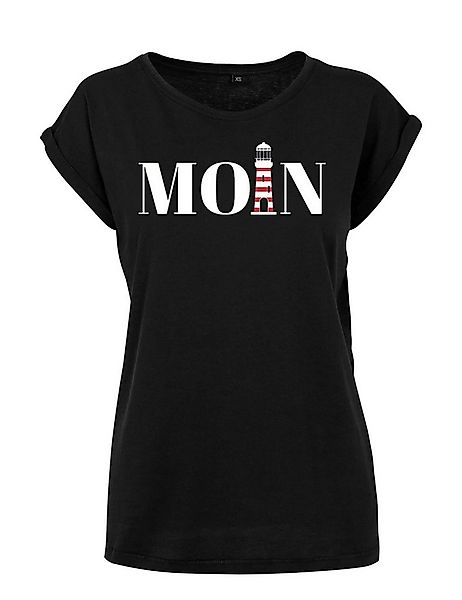 Youth Designz Print-Shirt "Moin mit Leuchtturm" Damen T-Shirt Statement Ges günstig online kaufen
