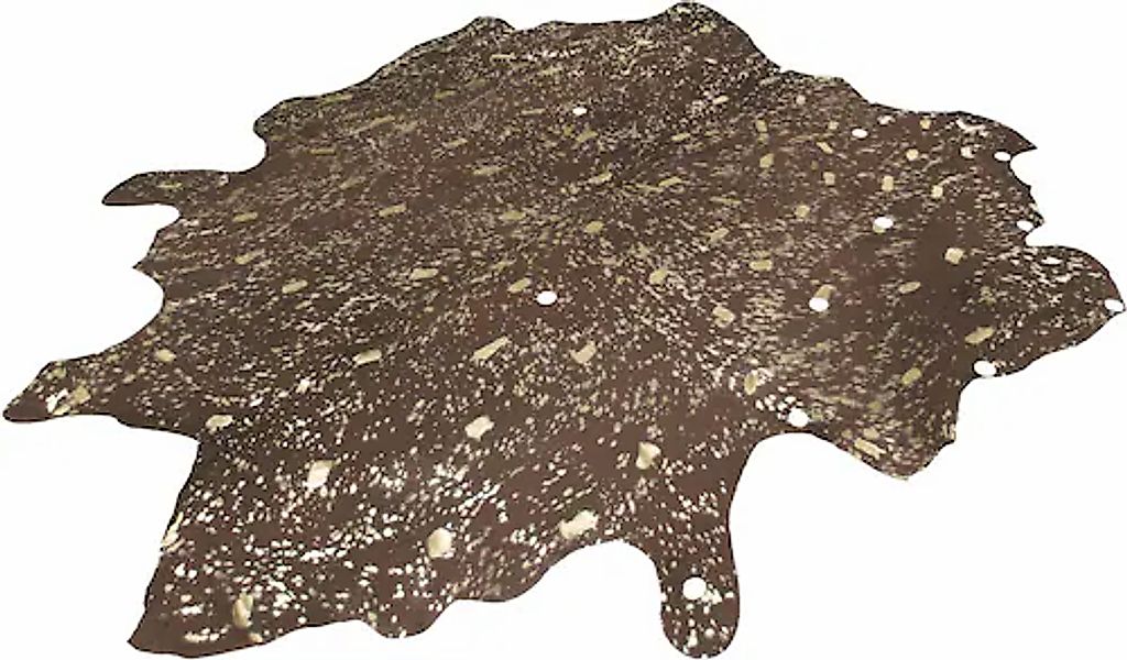 calo-deluxe Fellteppich »Ronda 210«, fellförmig, 8 mm Höhe, echtes Rinderfe günstig online kaufen