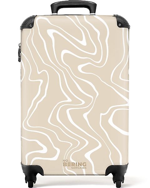NoBoringSuitcases.com© Hartschalen-Trolley Beigefarbener Hintergrund mit ab günstig online kaufen