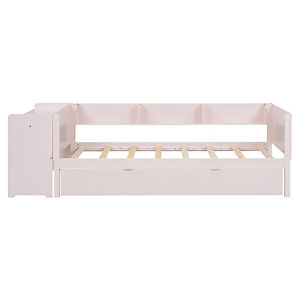 Furnishings Home Ausziehbett Holzbett Daybett Tagesbett (Mit Unterbett, Sch günstig online kaufen
