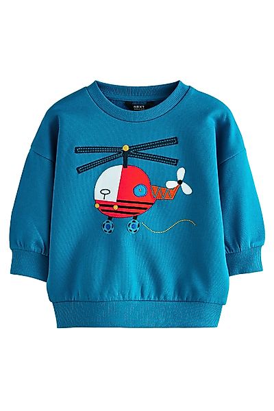 Next Sweatshirt Rundhals-Sweatshirt mit Stickerei (1-tlg) günstig online kaufen