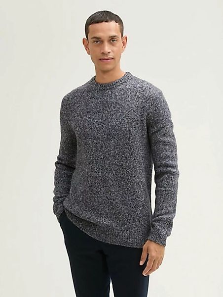 TOM TAILOR Strickpullover Strickpullover mit Wollanteil günstig online kaufen