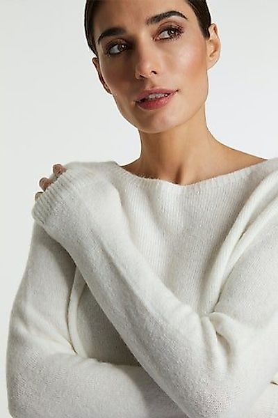 RICHROYAL Rundhalspullover in flauschiger Qualität günstig online kaufen