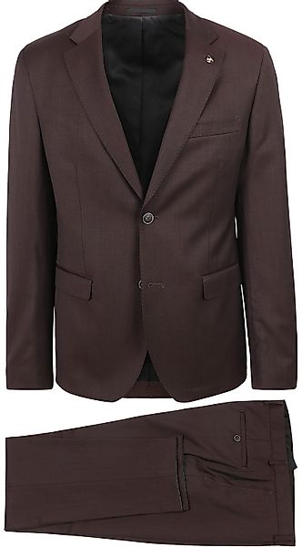 Suitable Slim-Fit Herrenanzug Bordeaux - Größe 52 günstig online kaufen