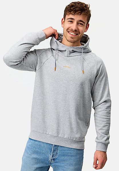 Indicode Kapuzenpullover INVir mit kurzem Schalkragen günstig online kaufen