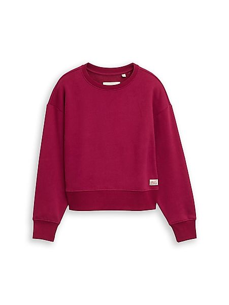 TOM TAILOR Sweatshirt Basic Sweatshirt mit günstig online kaufen