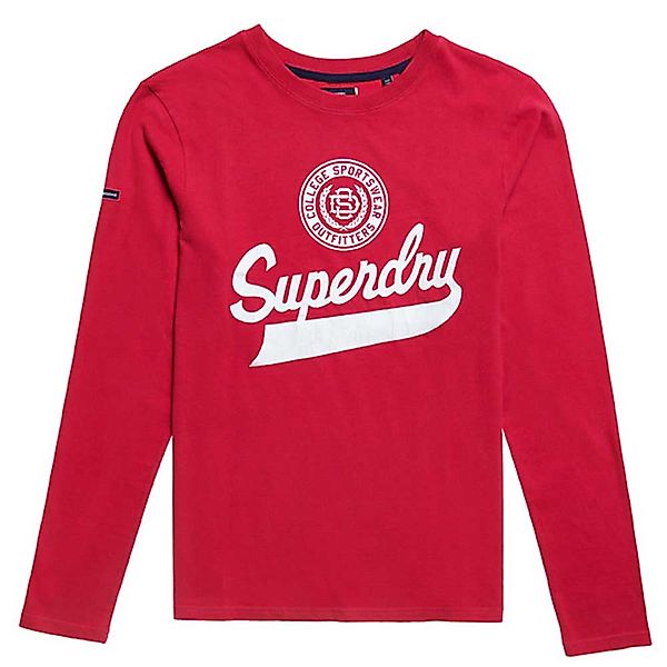 Superdry Script Style Col Langarm-t-shirt M Rich Berry günstig online kaufen