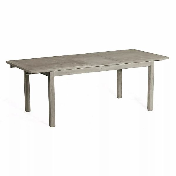 Natur24 Wellingtonziehtisch 160/210x90 Old Teak Grey-washed günstig online kaufen