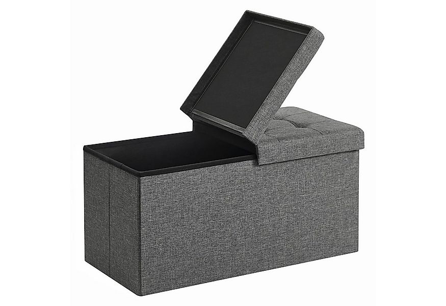 SONGMICS Sitzhocker sitzhocker, Sitzbank mit Stauraum, Sitztruhe mit Klappd günstig online kaufen