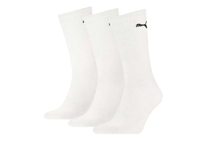 PUMA Sportsocken UNISEX LIGHT CREW SOCK (3-Paar) Mit flacher Zehennaht günstig online kaufen