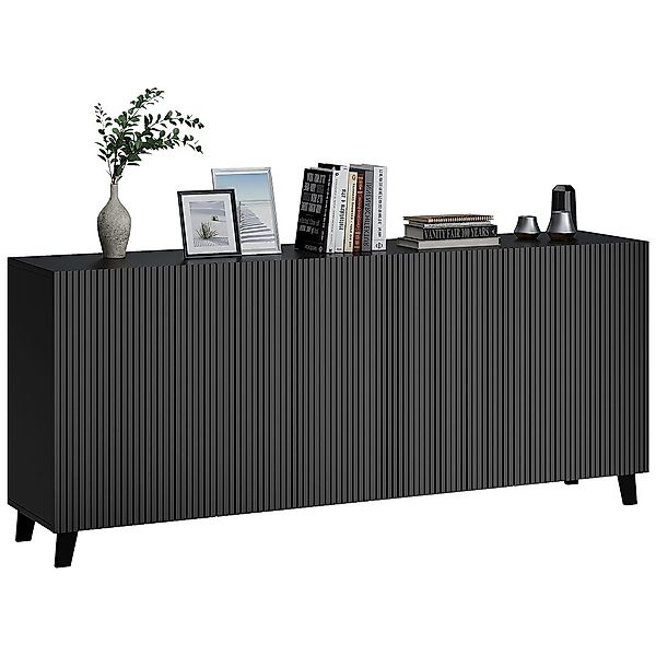 Bellamio TV-Schrank Tana in schwarz Sideboard günstig online kaufen