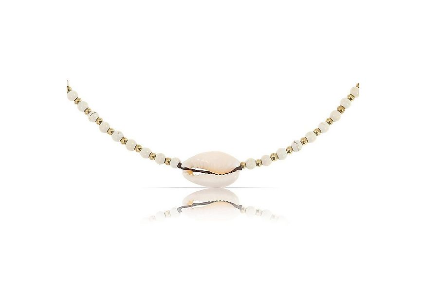 Made by Nami Perlenkette Surfer Halskette Perlen Boho Schmuck, Festival Str günstig online kaufen