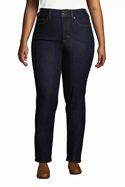 Shaping Jeans Straight Fit High Waist in großen Größen, Damen, Größe: 52 32 günstig online kaufen
