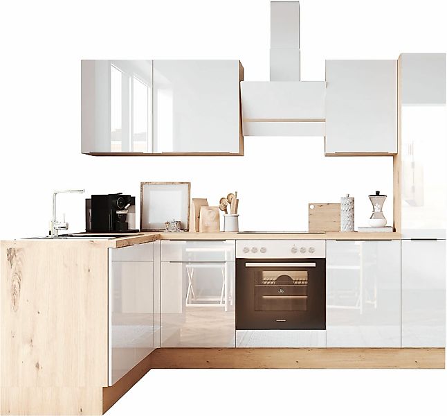 RESPEKTA Winkelküche "Safado aus der Serie Marleen" Breite 250 cm, mit Soft günstig online kaufen