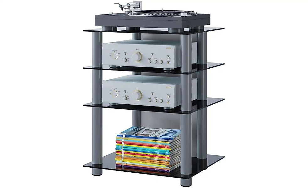 Regal  Bilus ¦ silber ¦ Maße (cm): B: 59 H: 70 T: 48.0 Tische > Beistelltis günstig online kaufen