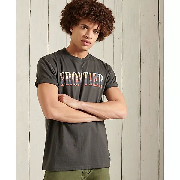 Superdry Frontier Graphic Box Fit Kurzarm T-shirt XL Surplus Goods Olive günstig online kaufen